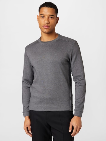 BOSS Green Sweatshirt 'Salbo' in Grey: front