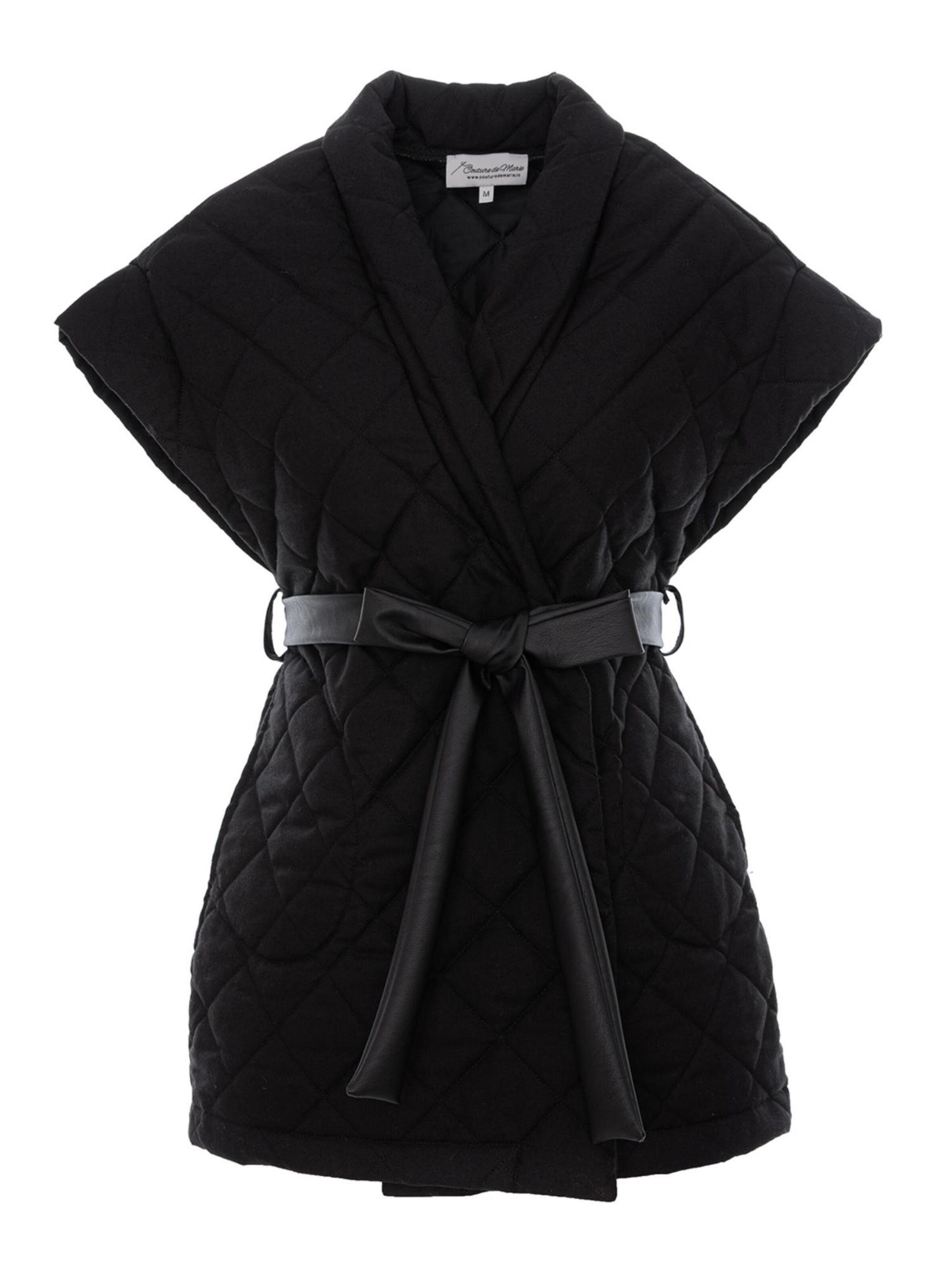 Couture de Marie - Chaleco 'Minola' en negro: frente