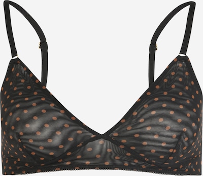 Samsøe Samsøe Bra 'Lilah' in Caramel / Black, Item view