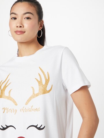 PIECES - Camiseta 'HANNIS' en blanco