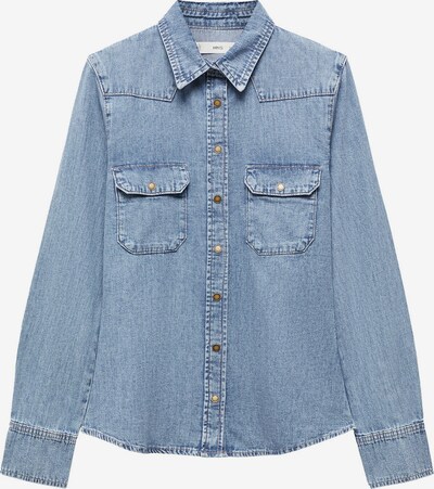 MANGO Blus 'South' i blå denim, Produktvy