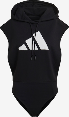 ADIDAS PERFORMANCE Athletic Bodysuit in Black: front