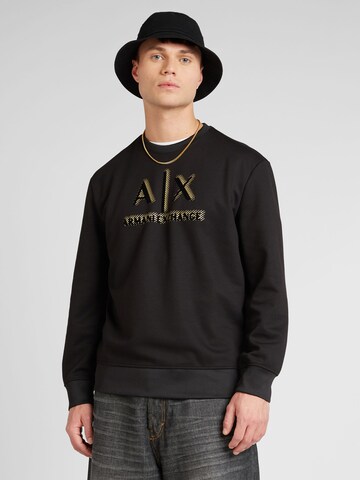 ARMANI EXCHANGE Sweatshirt in Black