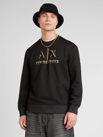 ARMANI EXCHANGE Sweatshirt in Black