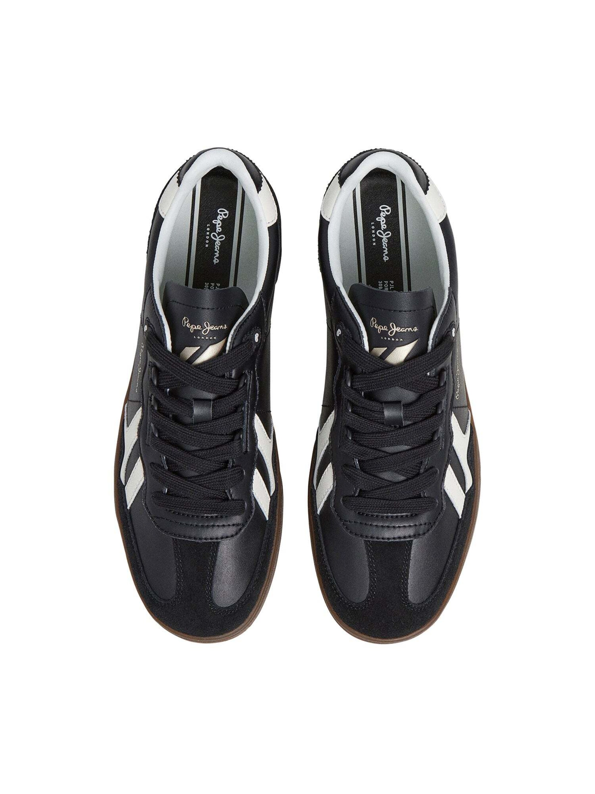 Pepe Jeans Sneaker 'Ball Zero' in Schwarz