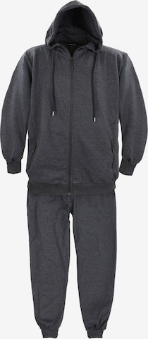 Lavecchia Sweatsuit 'LV-600' in Grey: front