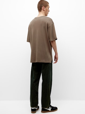 Pull&Bear Shirt in Brown