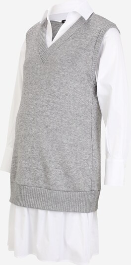 Attesa Vestido 'KENDALL' en gris moteado / blanco, Vista del producto