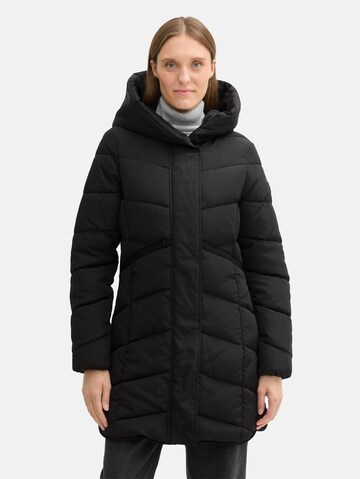 TOM TAILOR Winter coat in Black: front