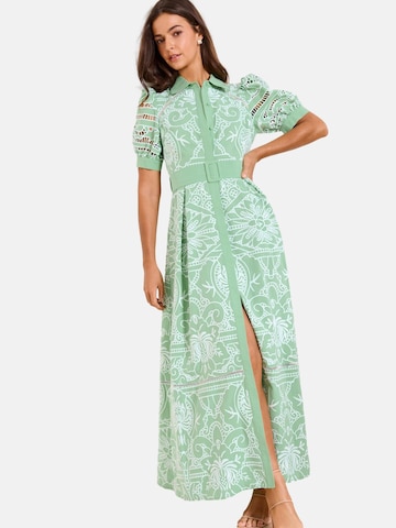 Lipsy Shirt dress 'Premium' in Green: front