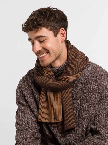 bugatti Scarf in Brown: front