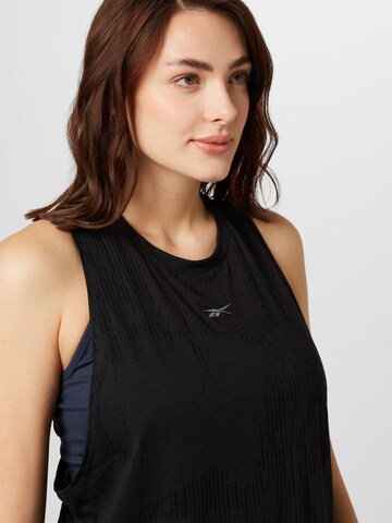 Reebok Sporttop in Zwart