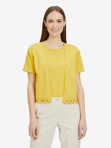 Cardigan Betty Barclay en jaune : devant