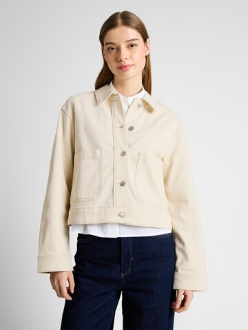 TOM TAILOR DENIM Tussenjas in Wit: voorkant