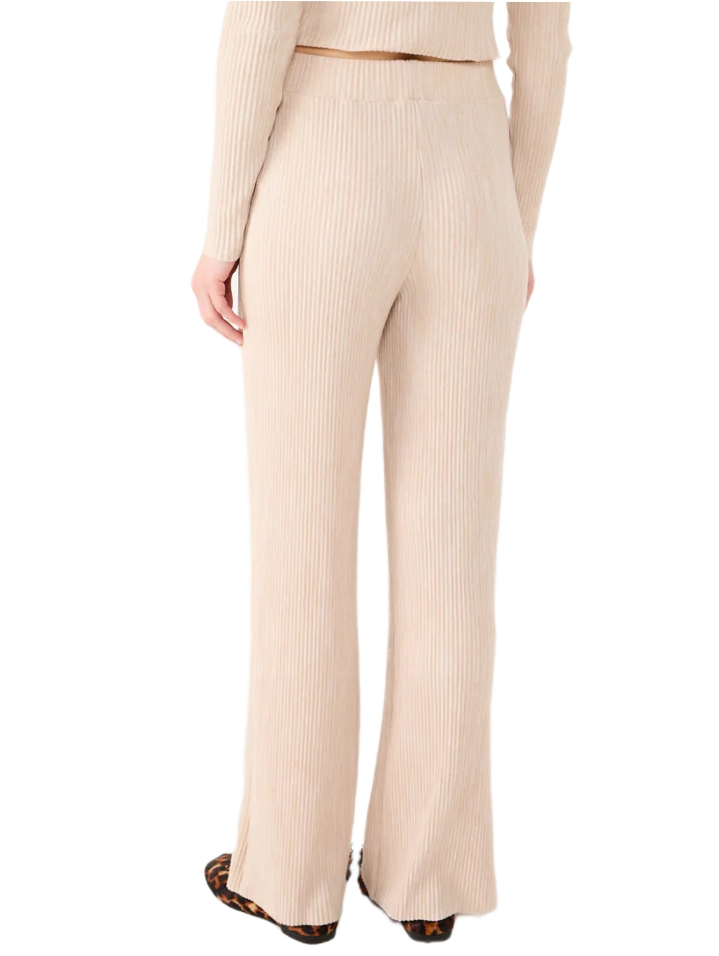 No Matter What Wide Leg Hose in Beige