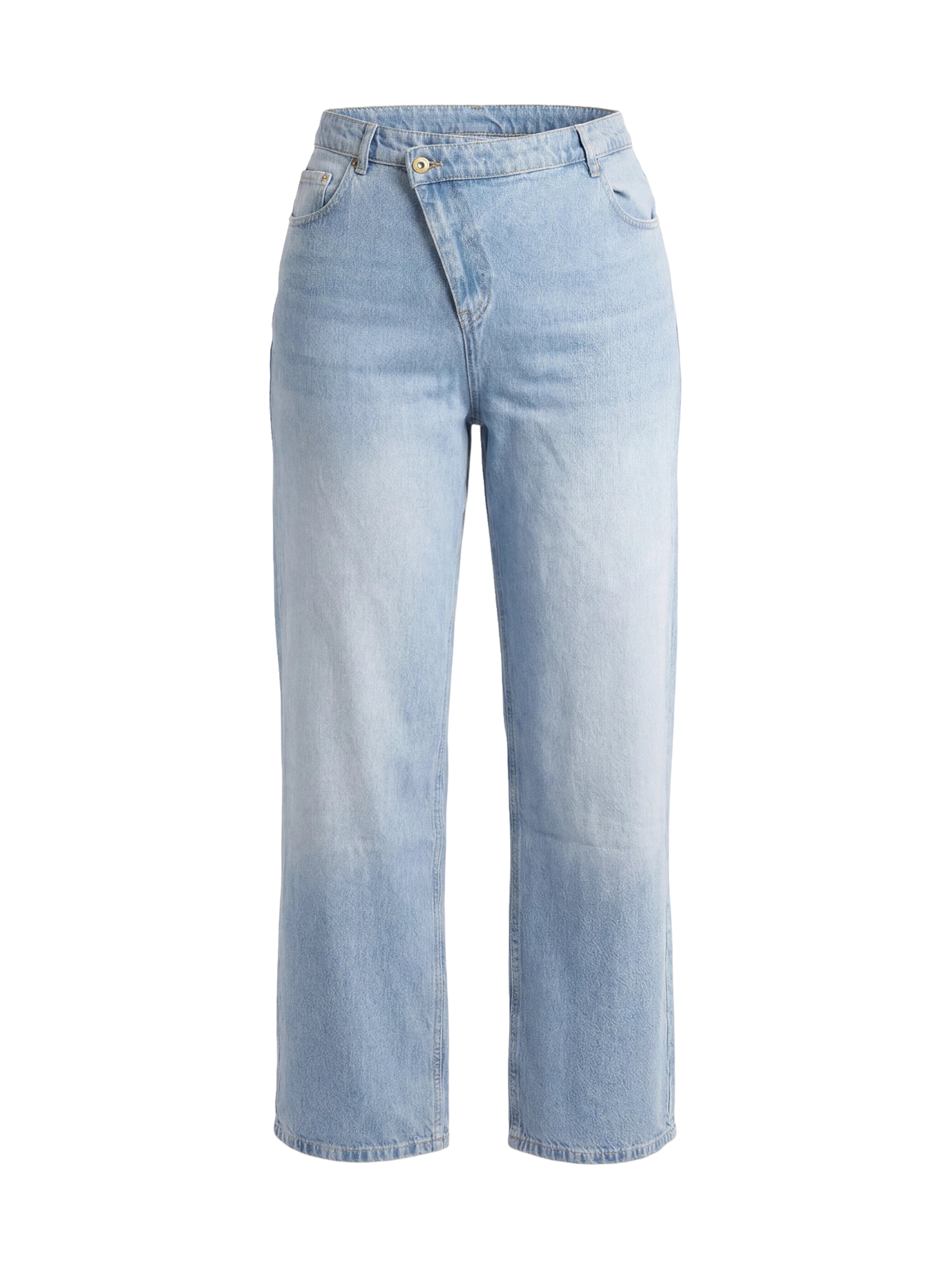 CITA MAASS Wide leg Jeans in Blauw: voorkant