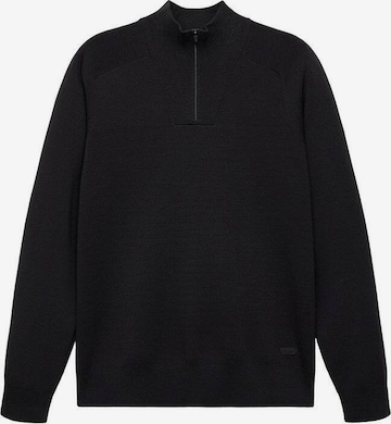 MANGO MAN Sweater 'Casperp' in Black: front
