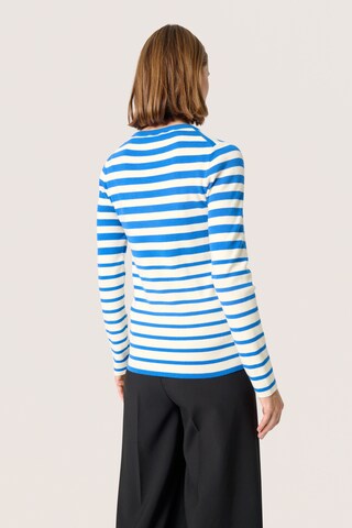 SOAKED IN LUXURY Pullover 'Spina' i blå