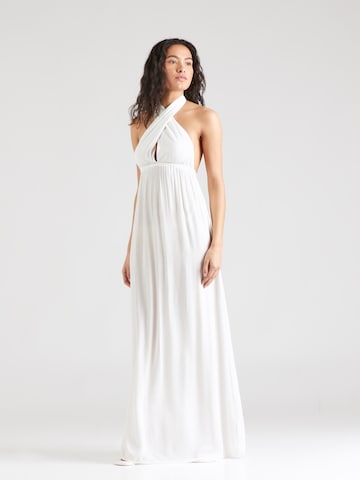 ABOUT YOU x Kamila Šikl Evening Dress 'Nia' in White