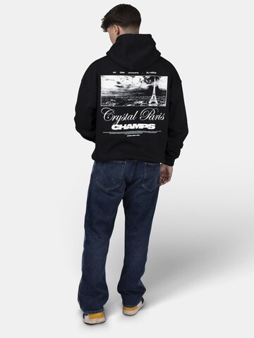 Crystal Paris Sweatshirt 'Laville' in Black