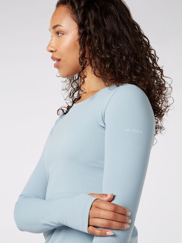 YO-GAYA Sports top 'Long Sleeve Top' in Blue