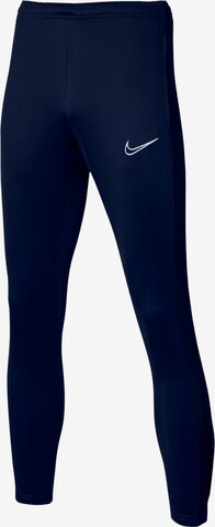 NIKE Slim fit Workout Pants 'Academy' in Blue: front