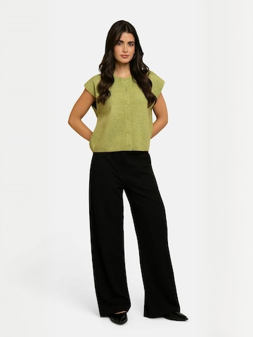 Liberte Essentiel - Chaleco ' FRID ' en verde: frente
