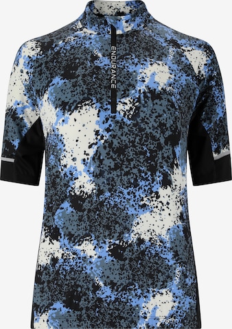 ENDURANCE Performance Shirt 'Jette' in Blue: front