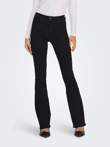 ONLY Flared Jeans 'JOSIE' in Black: front