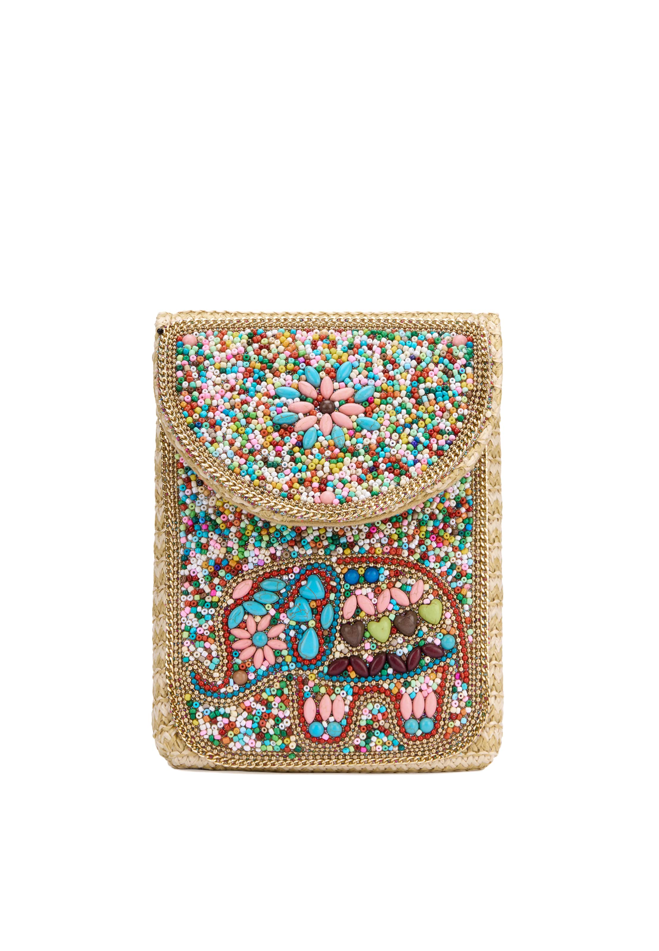 IZIA - Bolso de hombro en rosa: frente