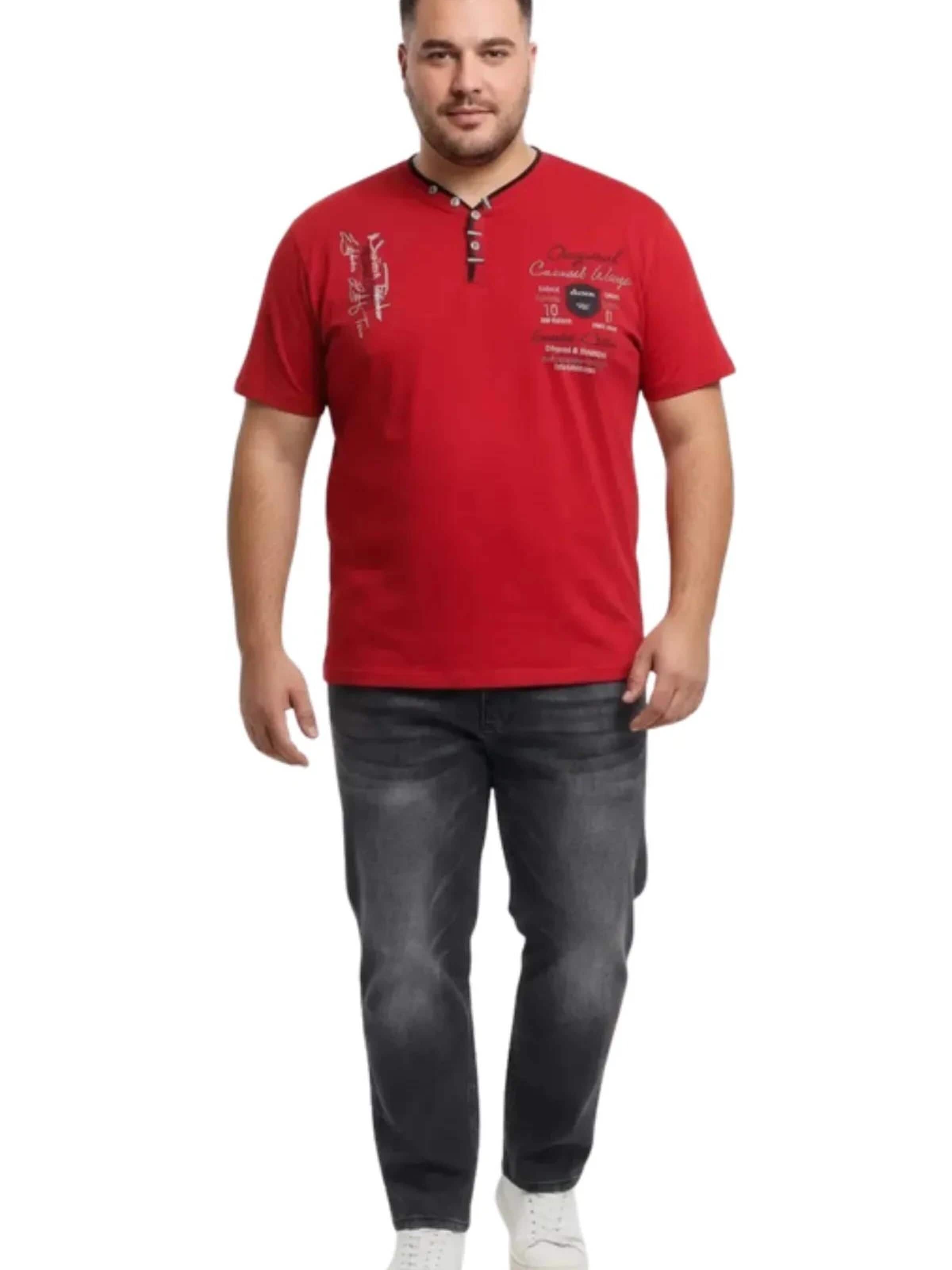 Lavecchia Bluser & t-shirts 'LV-2042 Übergrößen' i rød