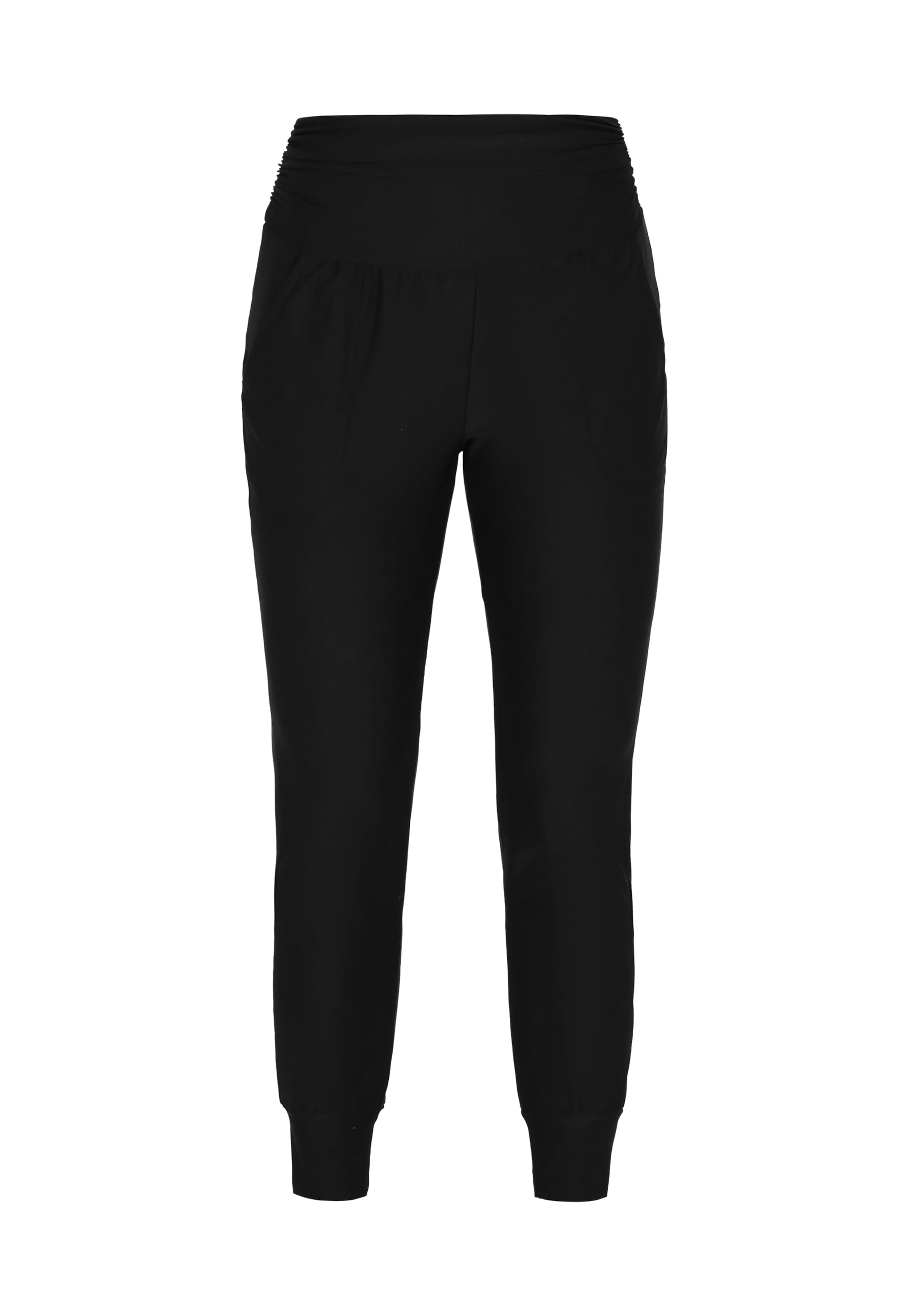 TALENCE Tapered Broek in Zwart: voorkant