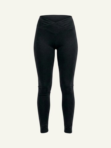 Coupe slim Leggings ZUBEK en noir : devant