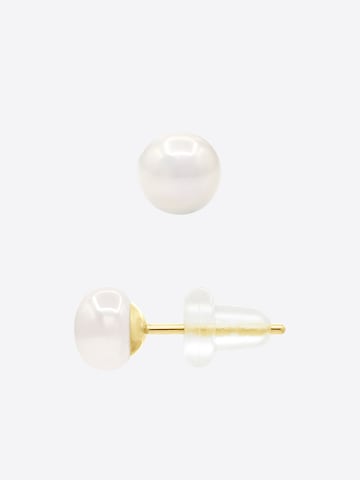 Boucles d'oreilles 'BASTILLE' Ateliers Saint Germain en jaune : devant