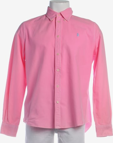 Polo Ralph Lauren Freizeithemd / Shirt / Polohemd langarm XL in Pink: Vorderseite