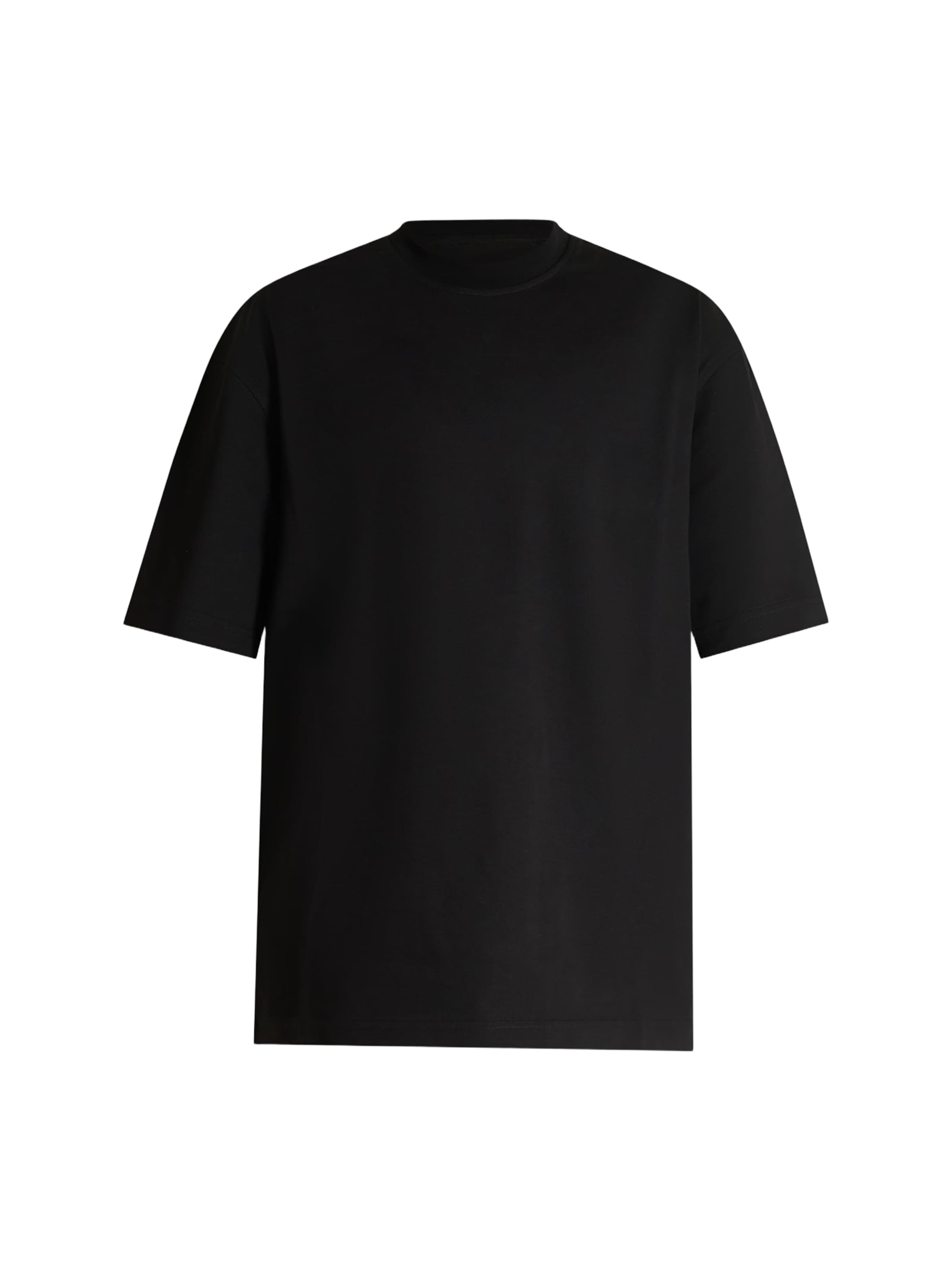 DARK LABEL Shirt in Zwart: voorkant