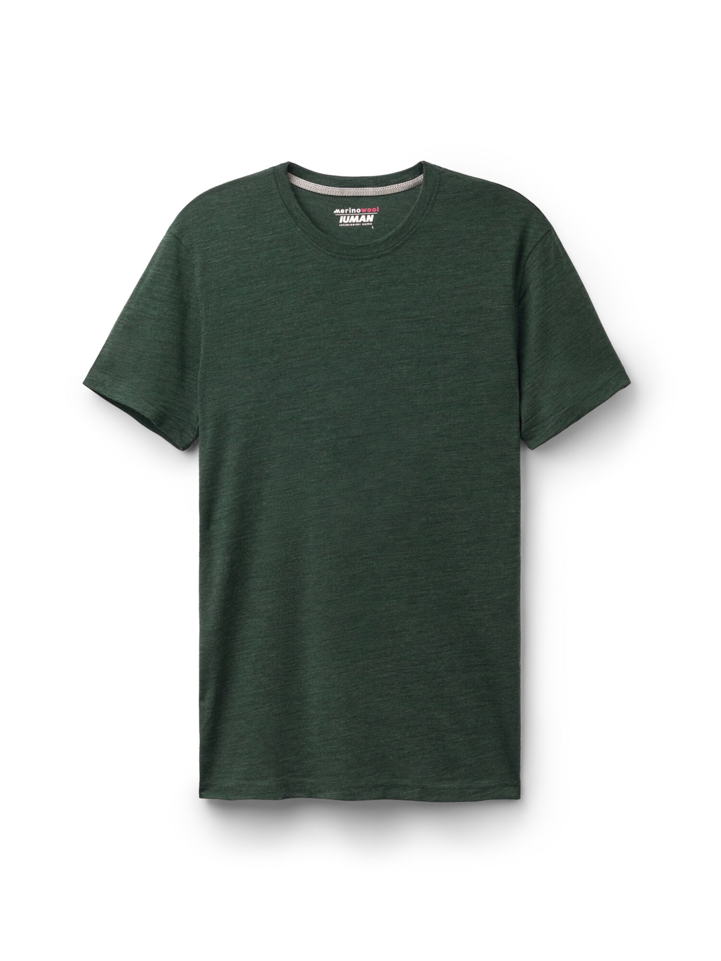 IUMAN Intimissimi Uomo T-Shirt in Grün: Vorderseite