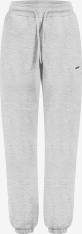 Smilodox Tapered Pants in Grey: front