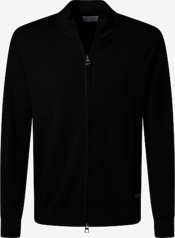 PIERRE CARDIN Gebreid vest in Zwart: voorkant