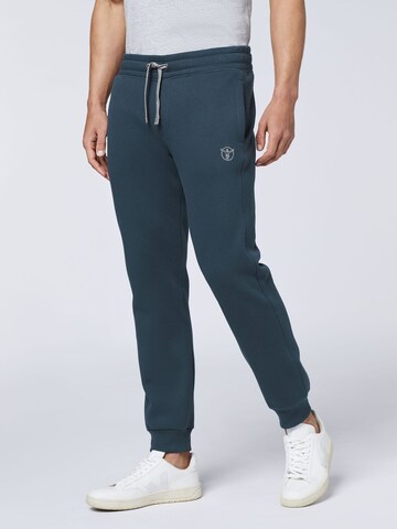 CHIEMSEE Tapered Pants in Blue: front