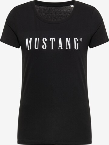 MUSTANG Shirt in Schwarz: predná strana