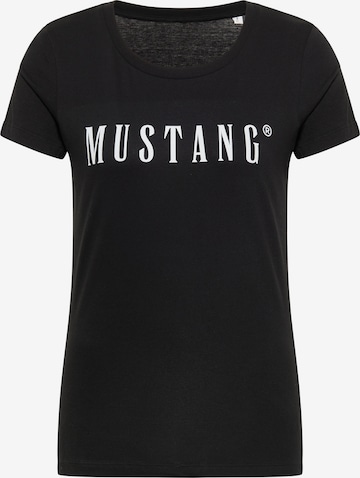 MUSTANG Shirt in Schwarz: predná strana