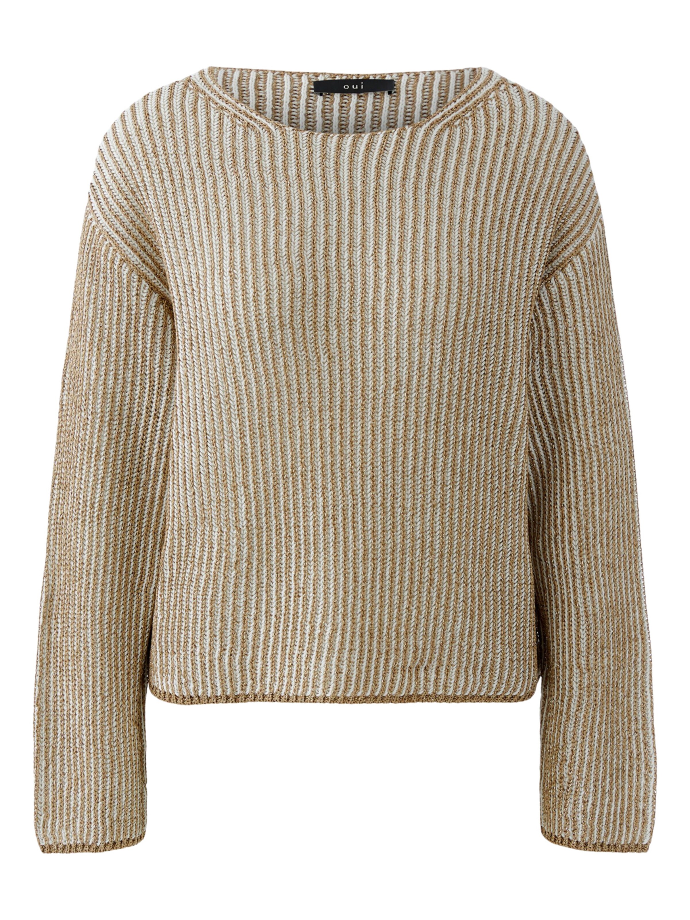 OUI Pullover in Beige: Vorderseite