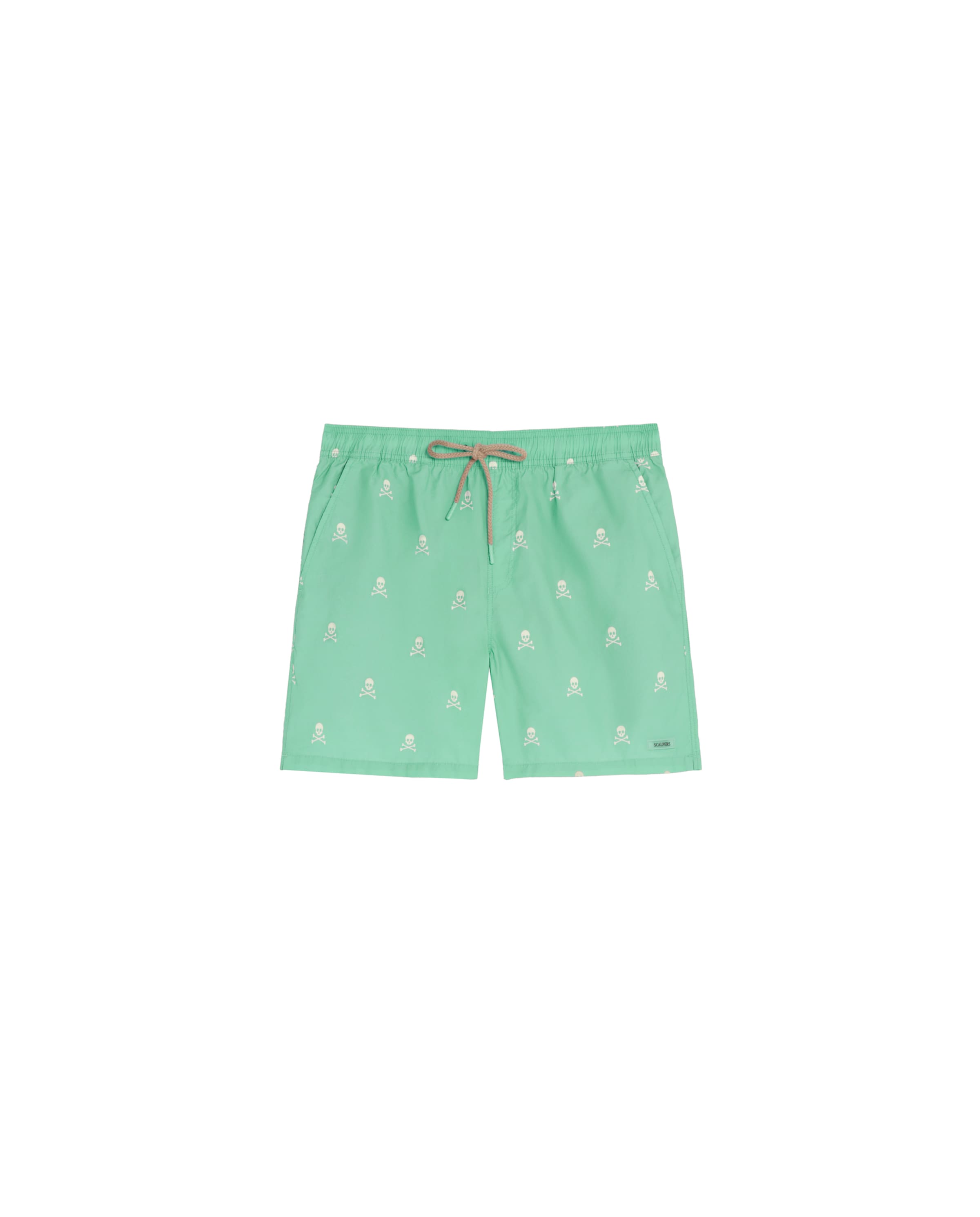 Scalpers Classic Skull Swimsuit ' ' in Grün: Vorderseite