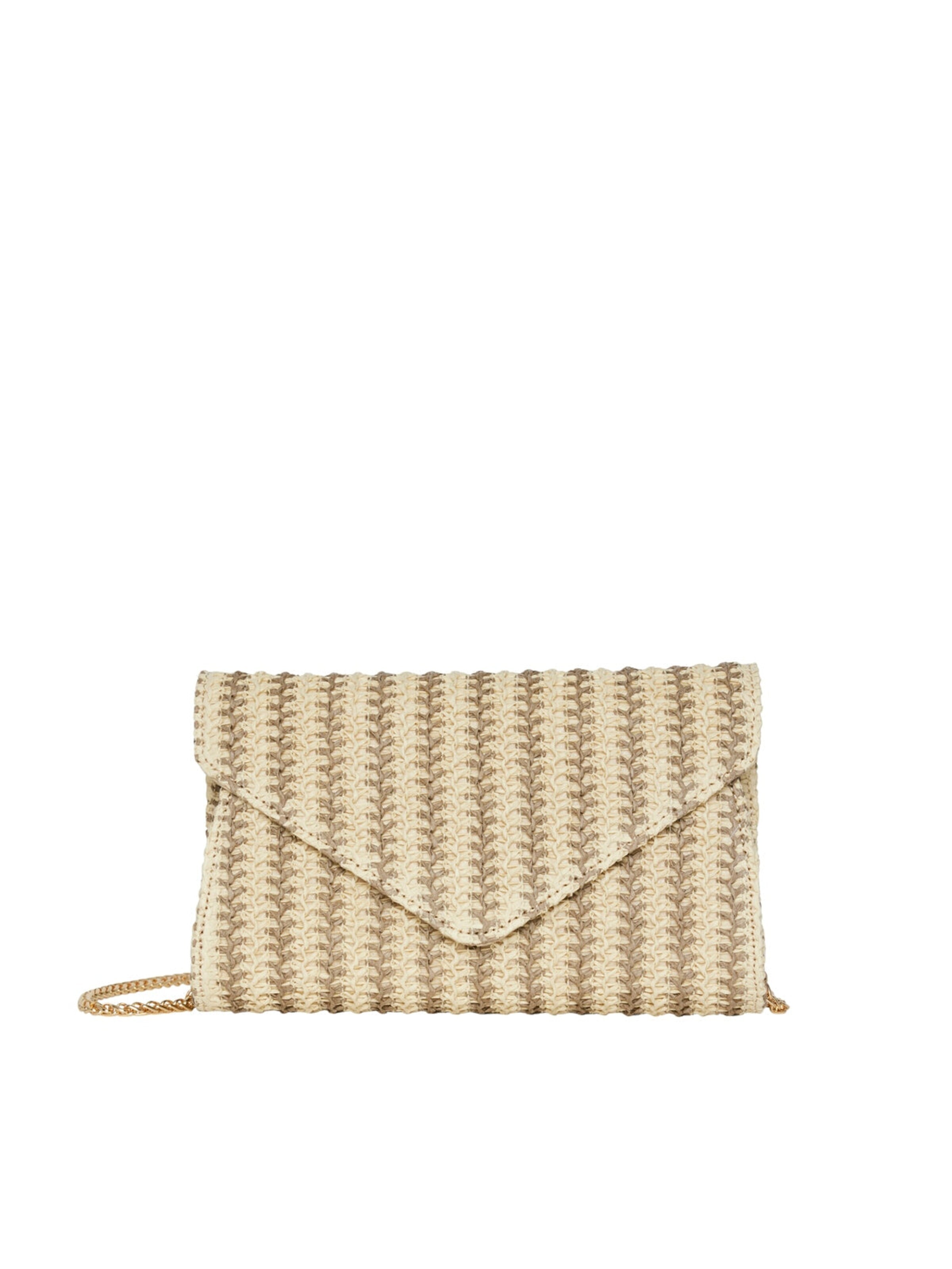 Borsa da spiaggia in One Size PIECES di colore beige, Visualizzazione prodotti