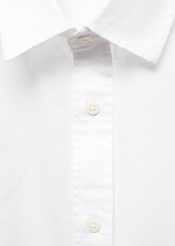 MANGO TEEN Regular fit Button Up Shirt 'Summer' in White