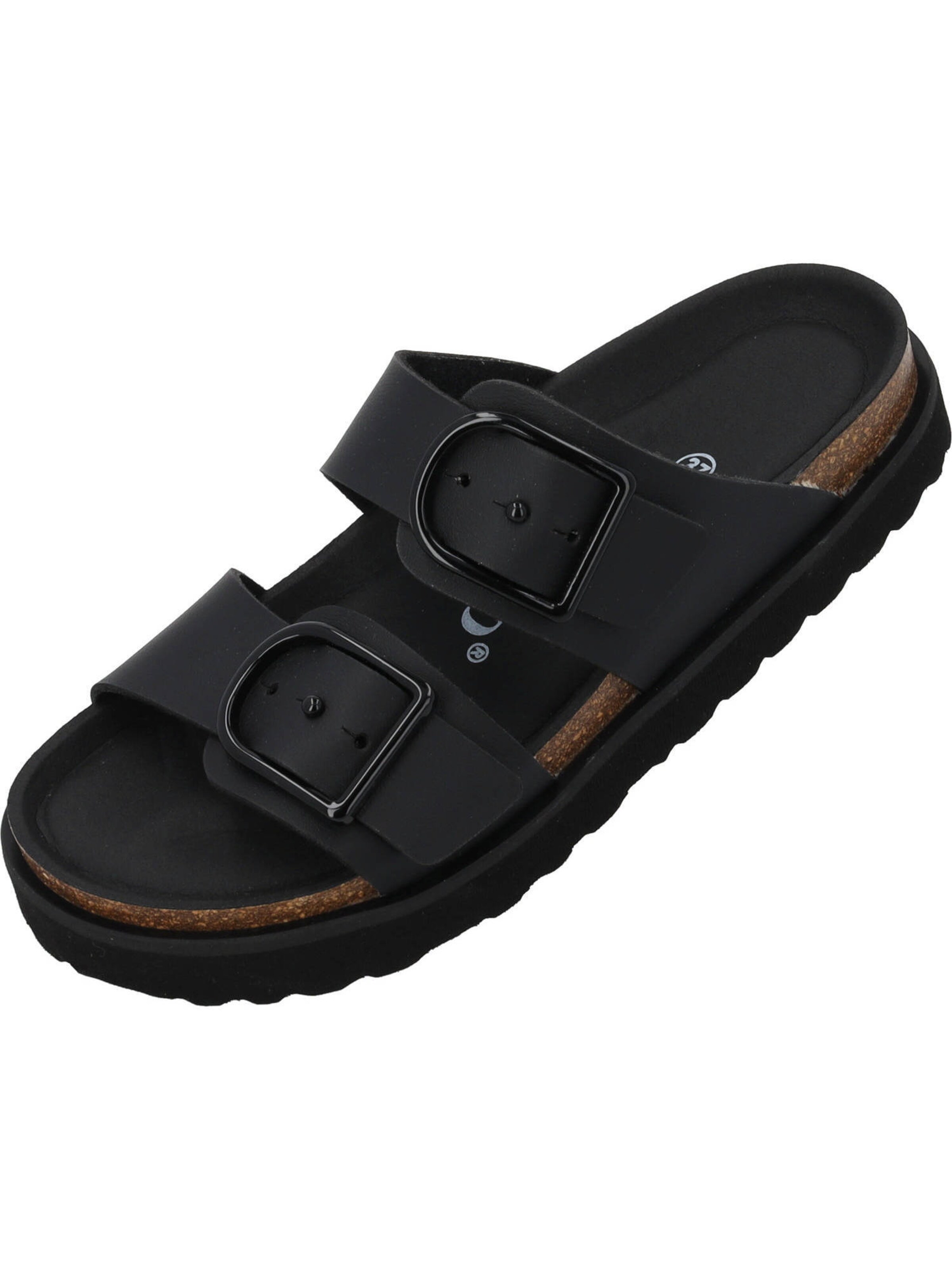 Palado Pantofle 'Tessani' – černá: přední strana