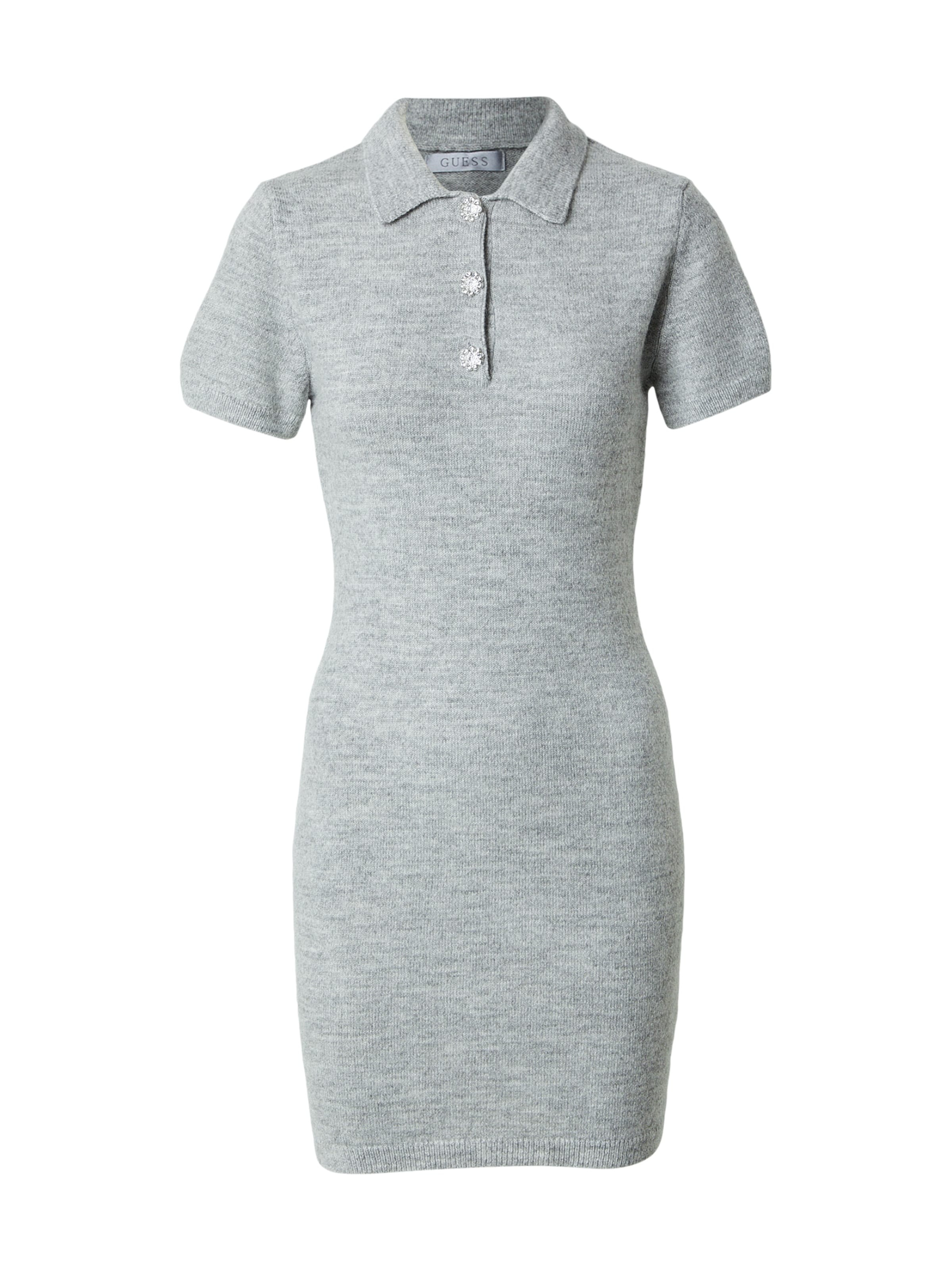 GUESS Sukienka z dzianiny w kolorze szary: przód