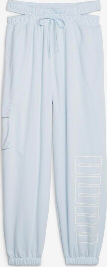 PUMA Workout Pants in Light blue / White, Item view