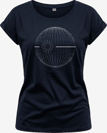 MAKAYA Shirt 'Dot Star' in Blue: front
